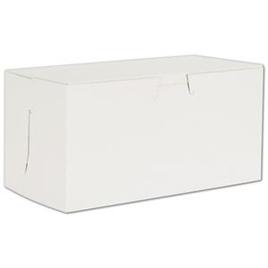 844B-261 Bakery Boxes White No Window 1 Piece 8 x 4 x 4