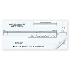 C482 Payroll Disbursement One Write Check 8 1/2 x 3 7/16