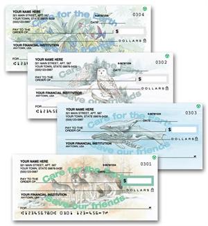 C704 Save Our Wildlife Personal Checks 6 x 2 3/4