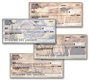 C708 Early Impressionists Personal Checks 6 x 2 3/4