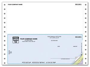 DCB113 Continuous Bottom Multi-Purpose Checks 9 1/2 x 7