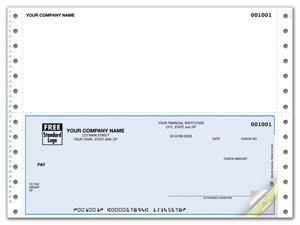 DCB165 Continuous Bottom Multi-Purpose Check 9 1/2 x 7