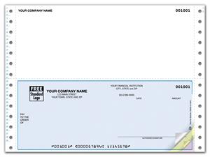 DCB166 Continuous Bottom Multi-Purpose Check 9 1/2 x 7