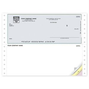 DCT154 Continuous Top Checks QuickBooks Compatible Unlined 9 1/2 x 7