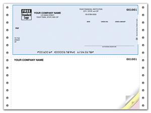 DCT192 Continuous Top Multipurpose Checks 9 1/2 x 7