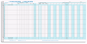 J482 Payroll Disbursement Journal 22 1/4 X 11