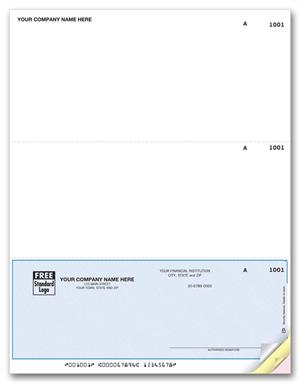 DLB211 Laser Bottom Accounts Payable Check 8 1/2 x 11