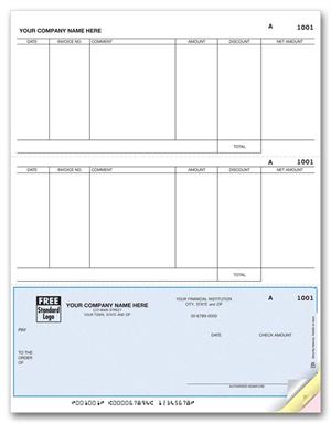 DLB215 Laser Bottom Accounts Payable Check 8 1/2 x 11