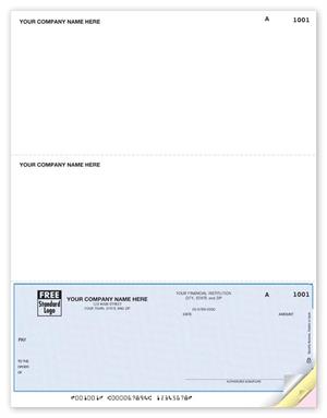 DLB261 Laser Bottom Accounts Payable Check 8 1/2 x 11