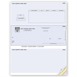 DLM201 Laser Middle Accounts Payable Check Compatible with Sage/Peachtree 8 1/2 x 11