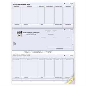 DLM206 Laser Middle Accounts Payable Check Compatible with Peachtree 8 1/2 x 11