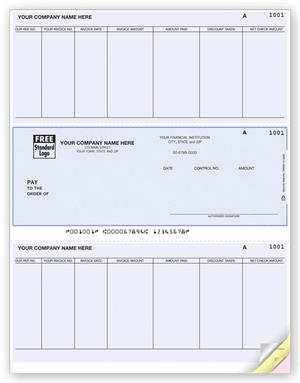 DLM208 Laser Middle Accounts Payable Check 8 1/2 x 11