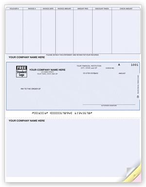 DLM211 Laser Middle Accounts Payable Check 8 1/2 x 11