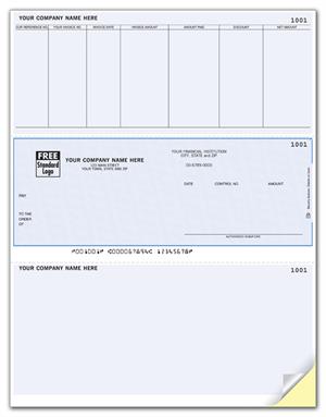 DLM227 Accounts Payable Laser Checks Compatible with Great Plains 8 1/2 x 11