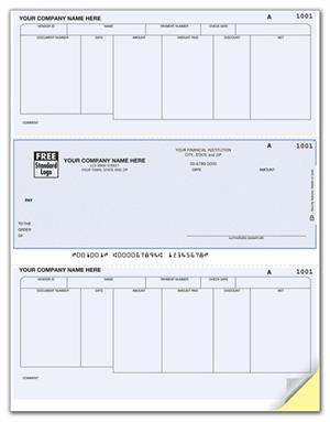 DLM235 Laser Middle Accounts Payable Check 8 1/2 x 11