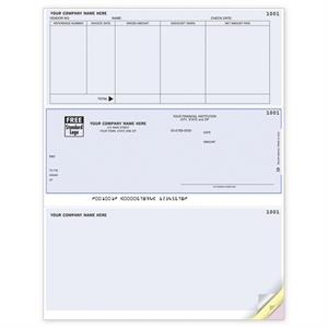 DLM255 Accounts Payable Laser Middle Checks ACCPAC Compatible 8 1/2 x 11