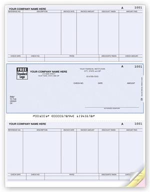 DLM262 Laser Middle Accounts Payable Check 8 1/2 x 11