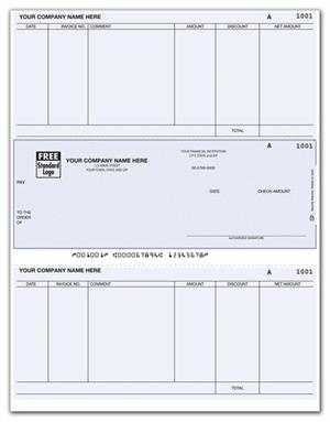 DLM272 Laser Middle Accounts Payable Check 8 1/2 x 11