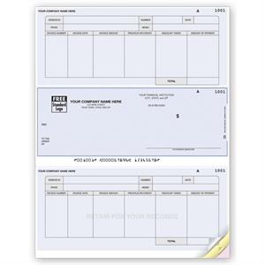 DLM276 Laser Middle Accounts Payable Checks 8 1/2 x 11