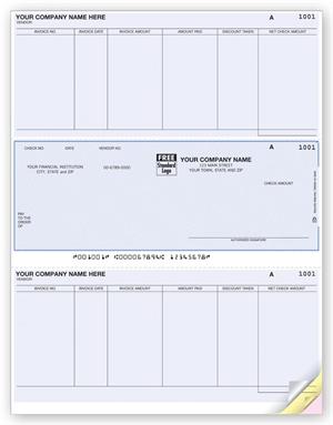 DLM278 Laser Middle Accounts Payable Check 8 1/2 x 11