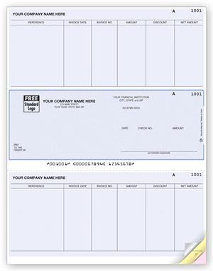 DLM280 Laser Middle Accounts Payable Check 8 1/2 x 11