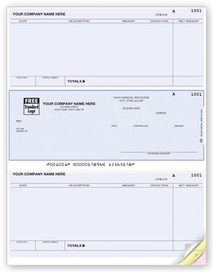 DLM281 Laser Middle Accounts Payable Check 8 1/2 x 11