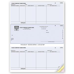 DLM287 Laser Middle Accounts Payable Check Compatible with ACCPAC 8 1/2 x 11