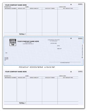 DLM287 Laser Middle Accounts Payable Check Compatible with ACCPAC 8 1/2 x 11