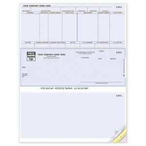 DLM305 Laser Payroll Checks Compatible with Solomon 8 1/2 x 11