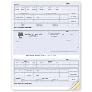 DLM306 Laser Middle Payroll Check 8 1/2 x 11