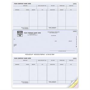 DLM334 Laser Payroll Checks Compatible with MAS 8 1/2 x 11