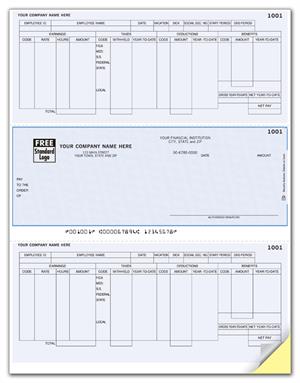 DLM335 Laser Payroll Checks Compatible with Microsoft Dynamics 8 1/2 x 11