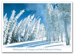 DV09012 Frosty Forest Holiday Card