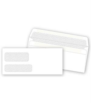 DW3787S Double Window Confidential Envelope Self-Seal 3 7/8 x 8 7/8