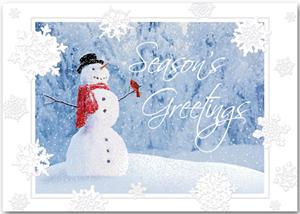 H13653 Snow Friends Holiday Cards 7 7/8 x 5 5/8