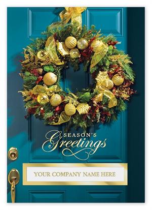H14632 Ring of Gold Holiday Cards 5 5/8 x 7 7/8