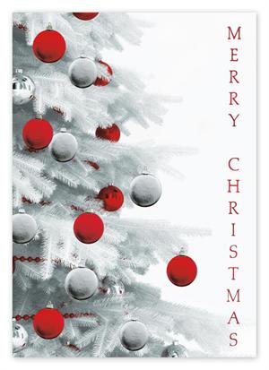 H14646 Heavenly Tree Christmas Card 5 5/8