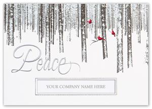 H15626 Winter's Surprise Holiday Card 7 7/8