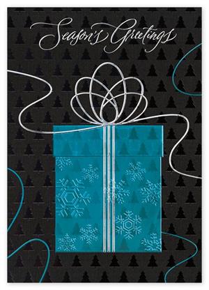 H15639 Brightly Gifted Holiday Card 5 5/8