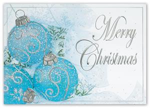 H15642 Sparkly Finishes Christmas Cards 7 7/8 x 5 5/8