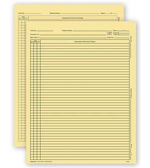 H1592 Continuation Exam Records Without Account Record Letter St 8 1/4 x 10 3/4