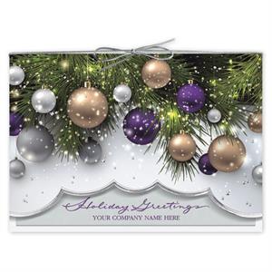 H16604 - N6604 Pretty & Posh Holiday Cards 7 7/8 X 5 5/8