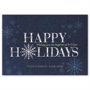 H16607 - N6607 Happiest Year Holiday Cards 7 7/8 X 5 5/8