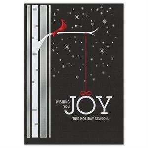 H16617 - N6617 Joyful Cardinal Holiday Cards 5 5/8 x 7 7/8