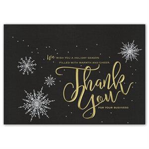 H16630 - N6630 Starlight Gratitude Holiday Cards 7 7/8 x 5 5/8