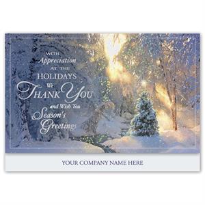 H16631 - N6631 Magical Morning Holiday Cards 7 7/8 x 5 5/8