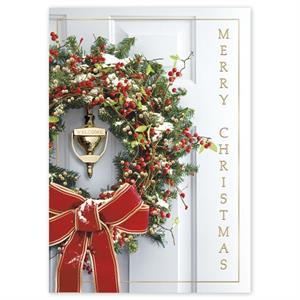 H16642 - N6642 Berry Gathering Christmas Holiday Cards 5 5/8 x 7 7/8