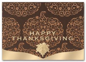 H2635 Thanksgiving Celebration Holiday Card
