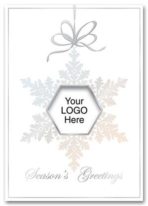 HH1642 - N1642 Window Ornament Holiday Logo Cards 5 5/8 x 7 7/8