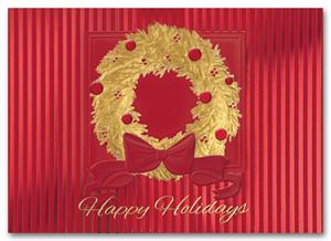 HH1652 Golden Embrace Holiday Card